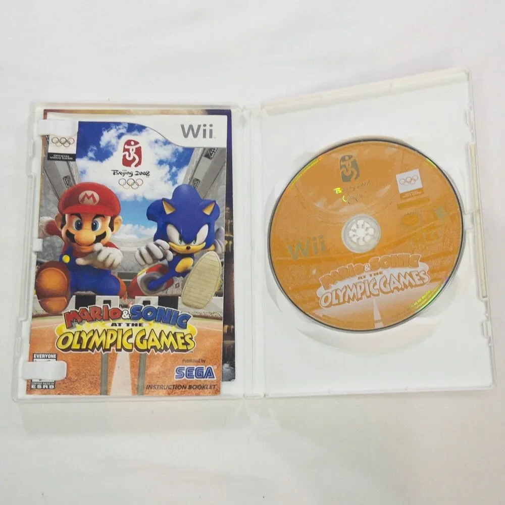 Mario & Sonic at the Olympic Games Nintendo Wii Beijing 2008 CIB